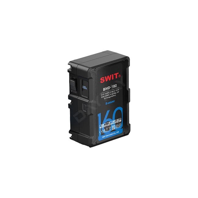 B-mount  BIVO-160(160wh  14.4V/28.8V Bi-voltage)縦144㎜横100㎜高さ54㎜/1.1㎏